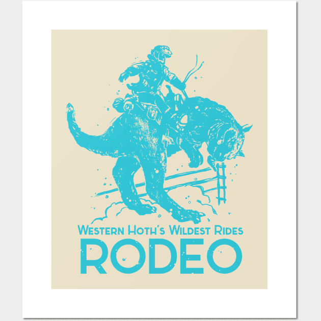 Taun Taun Rodeo Wall Art by bigbadrobot